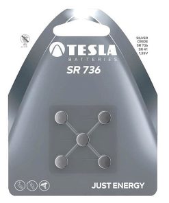 TESLA Baterijas SR 736 (SR 41/ BLISTER FOIL 5 gab.)