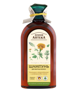 ЗЕЛЕНАЯ АПТЕКА Шампунь Календула и розмариновое масло для жирных волос, 350 мл