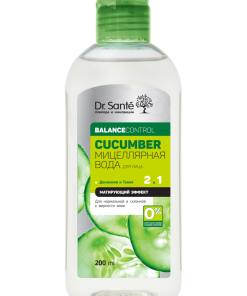 DR. SANTE CUCUMBER BALANCE CONTROL control Micelārais ūdens sejai 2in1, 200 ml