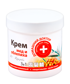 DOMAŠŅIJ DOKTOR Sejas krēms Medus un smiltsērkšķis, 250 ml