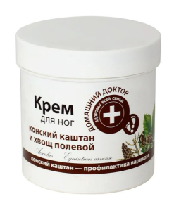 DOMAŠŅIJ DOKTOR Krēms kājām zirgkastanis un lauka kosa 250ml