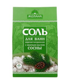 ŽELANA Vannas sāls ar ēterisko eļļu Priede, 500 g