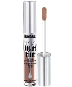 LUXVISAGE Šķidrās matētas acu ēnas Matt Tint Waterproof 12H, 109. tonis, 3 g