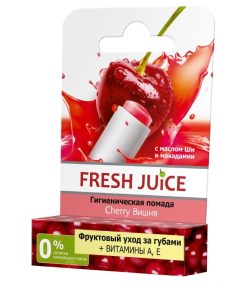 FRESH JUICE Higiēniskā lūpu krāsa Cherry, 3,6g
