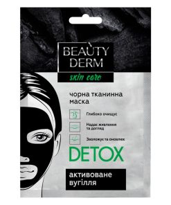 BEAUTYDERM Auduma maska sejai “DETOX”, 25 ml