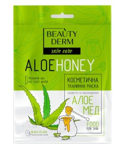 BEAUTYDERM Auduma maska “Alveja-medus”, 25 ml