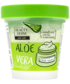 BEAUTYDERM Suflē ķermeņa skrubis Aloe Vera, 190 ml