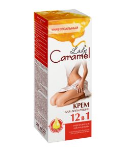 LADY CARAMEL Depilācijas krēms 12 in 1, 200 ml