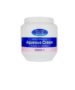KINGSLEY HOUSE SKINCARE Aqueous Cream Krēms ķermenim labākai ādas uzsūkšanai, 500 ml