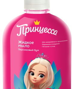 Princessa Šķidrās ziepes "Persiku Bums", 490 ml