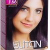 ELITAN Permanent  Hair Color Cream Крем-краска для волос 3.66 Марокканский инжир, 50/50/30 мл
