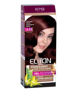 ELITAN Permanent Hair Color Cream Matu krēmkrāsa 4.65 Šokolādes ķirši, 50/50/30 ml