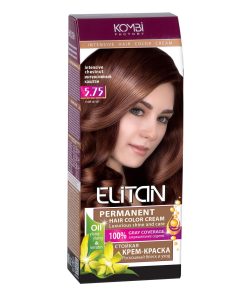 ELITAN Permanent Hair Color Cream Matu krēmkrāsa 5.75 Intensīvs kastanis, 50/50/30 ml