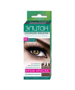 ELITAN Krēmkrāsa uzacīm un skropstām №51 Tumšais blonds, 5 ml