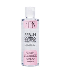 ELEN COSMETICS Toniks pret melniem punktiem taukainai un kombinētai ādai, 200 ml