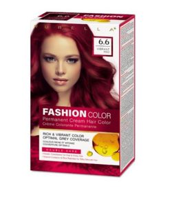RUBELLA FASHION COLOR Крем-краска Яркий красный 6.6, 50/50/15 мл