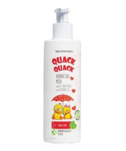 MELLOR & RUSSELL QUACK QUACK Mitrinošs pieniņš bērniem ar D-pantenolu un Mandeļu Eļļu, 200 ml