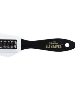 BLYSKAVKA PREMIUM Trīspusīga birste zamšādas, nubuka un velūra apaviem