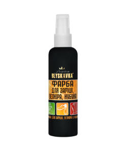 BLYSKAVKA Krāsa-sprejs nubuka apaviem, melna, 100 ml