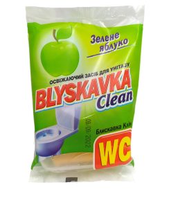 BLYSKAVKA CLEAN Tualetes bloks Zaļais ābols, 37 g