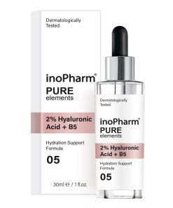 INOPHARM PURE ELEMENTS Sejas serums ar 2% hialuronskābi, 30 ml