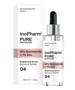 INOPHARM PURE ELEMENTS Sejas serums ar niacinamīdu, 30 ml