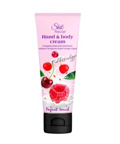 SHIK NECTAR Yogurt Touch Roku un ķermeņa krēms Sarkanās ogas un godži ogu ekstrakts, 75 ml