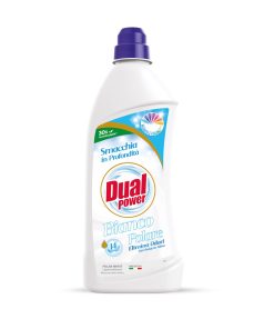 DUAL POWER Šķidrais traipu tīrīšanas līdzeklis ar aktīvo skābekli Polar White, 980 ml