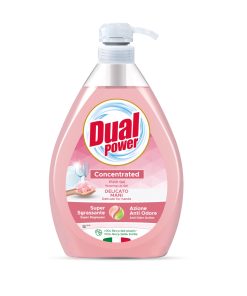 DUAL POWER Rokas saudzējoša koncentrēta trauku mazgāšanas želeja, 1 l