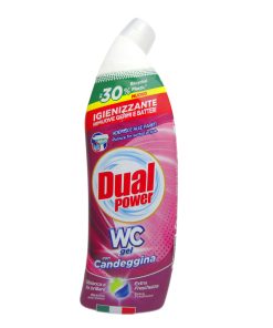 DUAL POWER Tualetes poda tīrīšanas želeja ar hloru, 700 ml