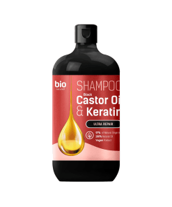 BIO NATURELL Black Castor Oil & Keratin Šampūns visiem matu tipiem, 946 ml