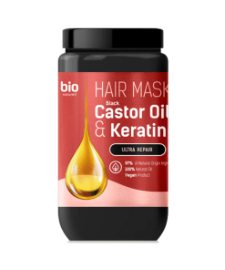 BIO NATURELL Black Castor Oil & Keratin Matu maska, 946 ml