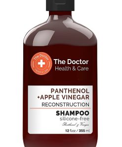 THE DOCTOR HEALTH & CARE Шампунь Реконструкция, Пантенол + Яблочный уксус, 355 мл