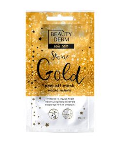 BEAUTYDERM Sejas maska-plēve Gold, 10 ml