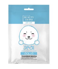 BEAUTYDERM Mitrinošā auduma maska Animal Seal Aqua, 25 ml