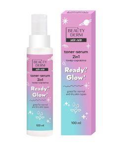 BEAUTYDERM Sejas toneris-serums 2in1 Ready?Glow!, 100 ml
