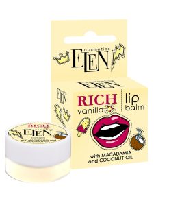 ELEN COSMETICS Lūpu balzams Rich Vanilla, 9 g