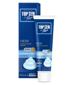TOP TEN Skutimosi kremas normaliai odai, 100 ml