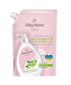SILKY HANDS Крем-мыло Увлажнение и смягчение, 460 мл