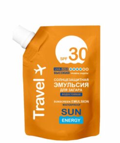 SUN ENERGY TRAVEL Ūdensnoturīga emulsija iedegumam SPF 30, 90 ml