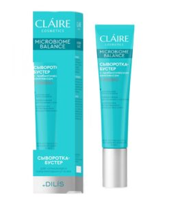 CLAIRE Microbiome Balance Serums-būsteris ar prebiotisko kompleksu normālai un kombinētai ādai, 20 ml