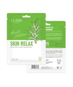 CLAIRE Beauty Solution Lakštinė kaukė Skin Relax, 27 ml