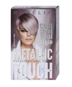 RUBELIA METALLIC TOUCH Noturīga matu krēmkrāsa Metāla rozā (MP), 50/50/15 ml