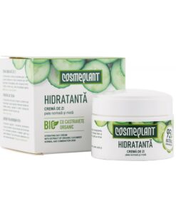 COSMEPLANT Mitrinošais dienas sejas krēms ar organiskā gurķa ekstraktu, 50 ml