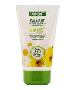 COSMEPLANT Nomierinošas attīrošās želejputas ar organiskās kumelītes un sunīša ekstraktiem, 150 ml