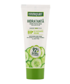 COSMEPLANT Mitrinošs roku krēms ar organiskā gurķa ekstraktu visiem ādas tipiem, 75 ml