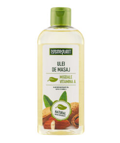 COSMEPLANT Masāžas eļļa ar mandeļu eļļu un A vitamīnu, 200 ml