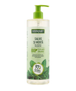 COSMEPLANT Atsvaidzinoša dušas želeja ar organiskās salvijas un piparmētras ekstraktu, 500 ml