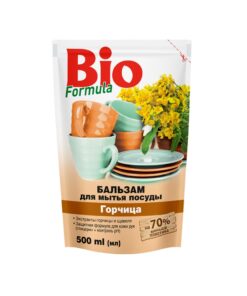 BIO FORMULA Balzams trauku mazgāšanai Sinepes, 500 ml