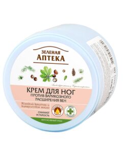 ZEĻONAJA APTEKA Kāju krēms varikozo vēnu profilaksei Zirgkastaņa, 300 ml